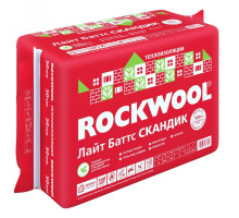 Утеплитель Rockwool Лайт Баттс Скандик (800х600х50мм, 12 плит, 5.76м²)