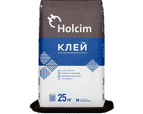 Клей плиточный C0Т Holcim для керамической плитки, 25 кг