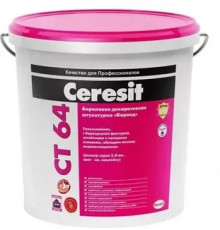 Акриловая декоративные штукатурка Ceresit CT - 64