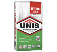 Штукатурка гипсовая UNIS Теплон белый, 30 кг