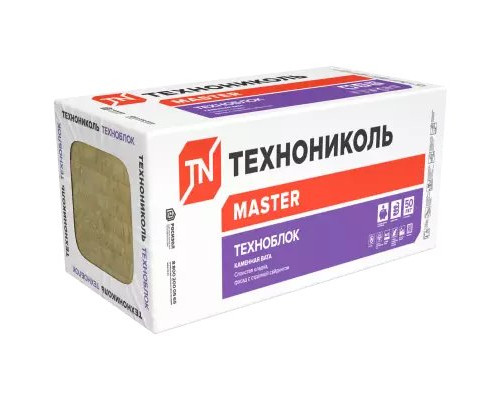 Утеплитель ТехноБЛОК Стандарт 1200х 600х100 мм, 2.88 м² (4 шт ) Утеплитель ТехноБЛОК Стандарт 1200х 600х100 мм, 2.88 м² (4 шт )