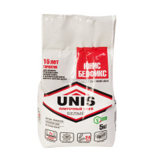 Клей плиточный UNIS Белфикс, 5 кг