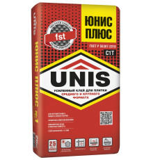Клей плиточный UNIS Плюс, 25 кг