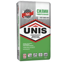 Цементная штукатурка UNIS СИЛИН Универсальный, 25 кг