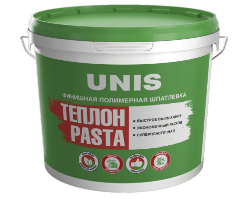 Готовая шпаклевка UNIS ТЕПЛОН PASTA, 15 кг