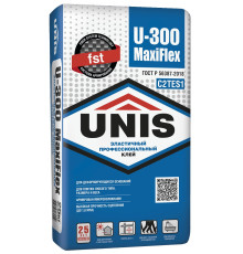Клей для плитки UNIS MAXIFLEX U-300, 25 кг